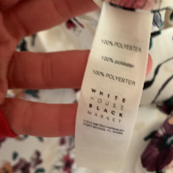 WHBM off shoulder blouse sz M - Picture 4 of 4